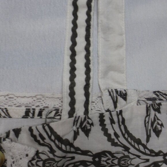 NWT ANTHROPOLOGIE womens TANK cream BROWN gold CROPPED adjustable BOHO SIZE S - Picture 8 of 12